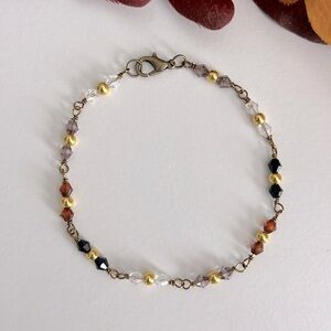 Boho Dainty Acrylic Bead Bracelet